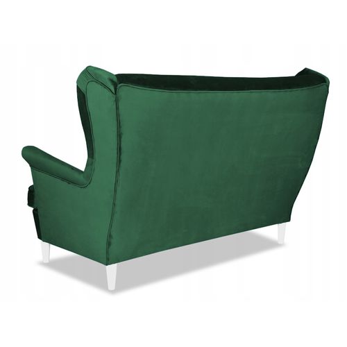 Salon Diana — Ensemble Complet - Canapé, Fauteuils à Oreilles Et Poufs