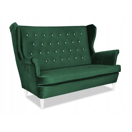 Salon Diana — Ensemble Complet - Canapé, Fauteuils à Oreilles Et Poufs