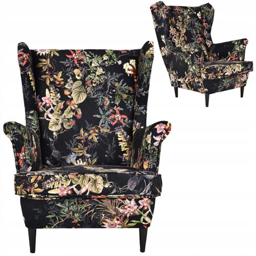 Fauteuil à Oreilles Ari Print — Aux Influences Scandinaves Et Orientales, Dessiné Par