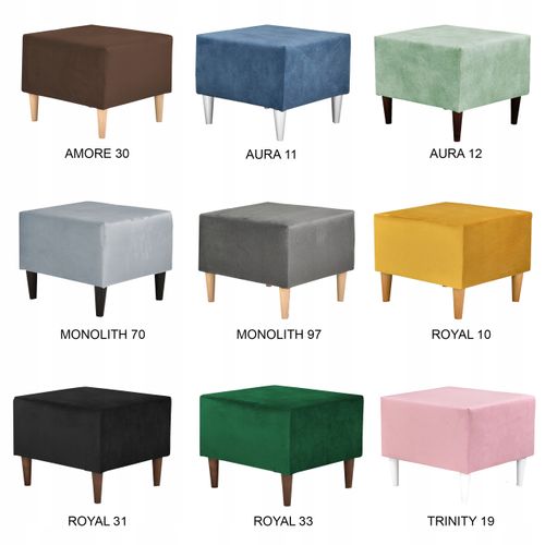 Pouf Repose-pieds Et Siège D'appoint Ari