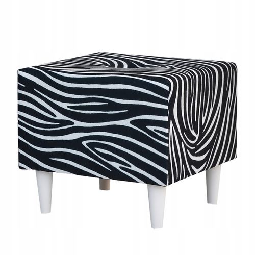 Pouf Ari Print — Repose-pieds Et Assise