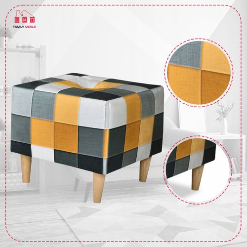 Pouf Repose‑pieds / Siège Ari — Print