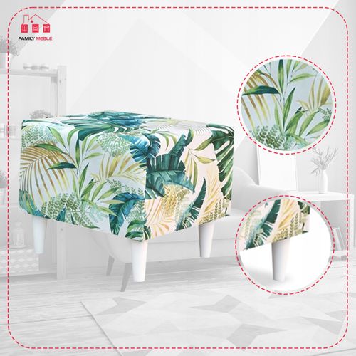 Pouf Ottoman Ari Print — Repose-pieds Et Assise