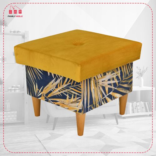 Pouf Ari Avec Coffre De Rangement - Repose-pieds Et Meuble, Disponible En Plusieurs Modèles
