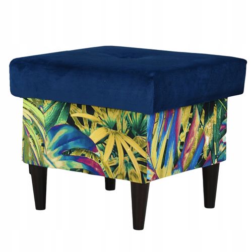 Pouf Ari Avec Coffre De Rangement - Repose-pieds Et Meuble, Disponible En Plusieurs Modèles