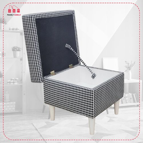 Pouf Ou Repose-pieds Ari Avec Coffre De Rangement — Collection Différents Modèles