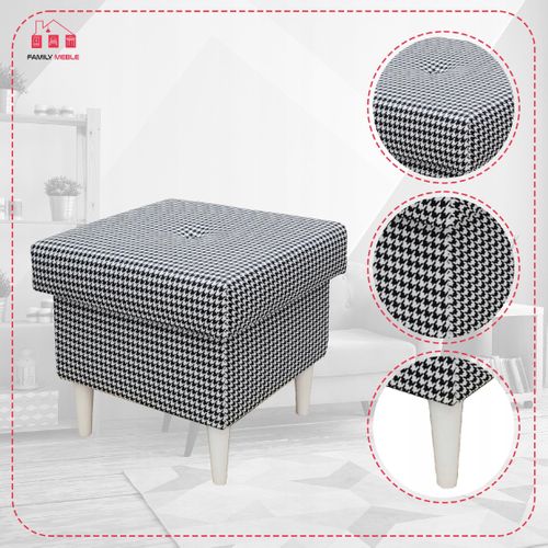 Pouf Ou Repose-pieds Ari Avec Coffre De Rangement — Collection Différents Modèles