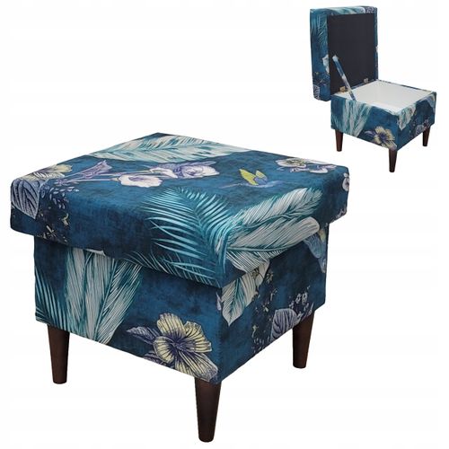 Pouf-repose-pieds Ari Avec Coffre De Rangement — Plusieurs Modèles