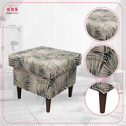 Pouf/ottoman Ari — Repose-pieds Avec Coffre De Rangement, Plusieurs Modèles