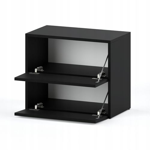 Meuble à Chaussures 60x36x50 Cm Noir 5paires– Petit Rangement Étagère Pour Entrée