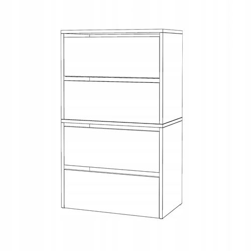 Meuble à Chaussures Chêne Wotan 60x36x100cm 10 Paires– Étagère De Rangement Entrée Style Loft