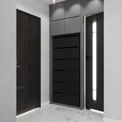 Meuble à Chaussures Étroit Noir 60x36x150cm – Étagère Rangement Entrée