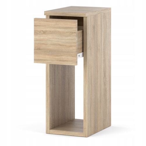 Table De Chevet Étroite 20 Cm Chêne Sonoma - Table De Nuit Avec 1 Tiroir Pour Chambre à Coucher