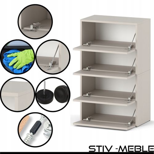 Meuble à Chaussures Étroit Cachemire 60x36x100cm – 10 Paires Étagère Rangement Entrée