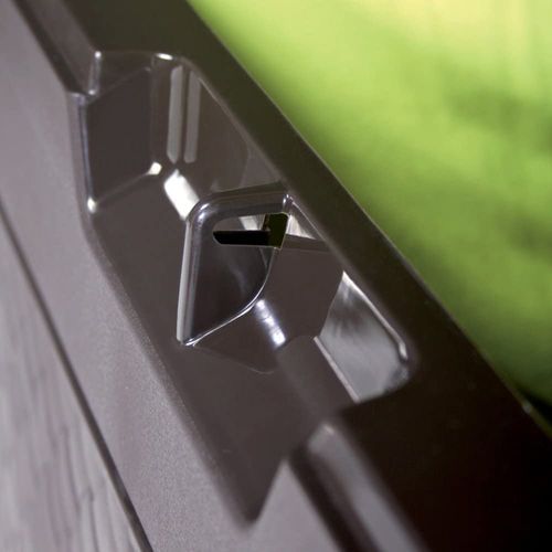 Boxe Rato Coffre De Jardin 310 Litres Chocolat 119 X 48 X 60 Cm