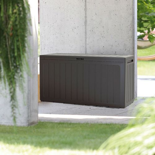 Coffre De Rangement Exterieur 280l En Pp 116 X 43,3 X 55 Cm.