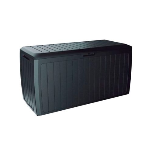 Coffre de Jardin 290l Plastique Anthracite Boxe Board 116,6 X 43,8 X 59,5 Cm