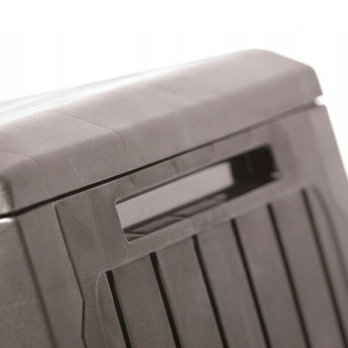 Coffre de Jardin 290l Plastique Anthracite Boxe Board 116,6 X 43,8 X 59,5 Cm