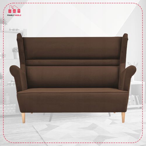 Zoja — Canapé à Oreilles De Style Scandinave, Non Convertible, Marron