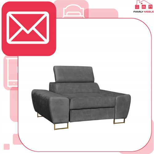 Bosso — Fauteuil Relax De Salon En Velours Gris, Appuie‑tête Réglable