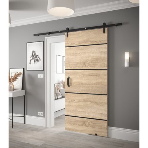 Portes Coulissantes Loftiko Iv 90x204 (chêne Sonoma)