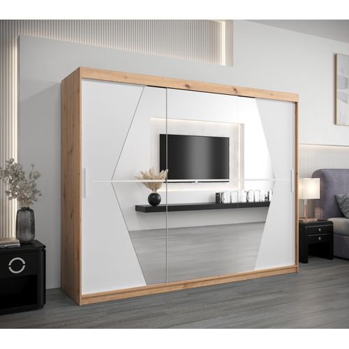 Armoire Boliwia à Portes Coulissantes 200/250/62 3 Portes (artisan)