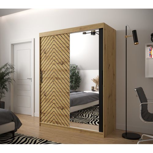 Armoire à Portes Coulissantes Jodełka 2 200/120/62 2 Portes (artisan)