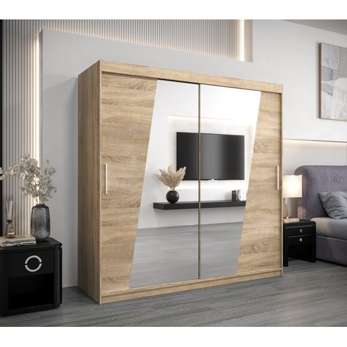 Armoire Rhomb à Portes Coulissantes 200/200/62 2 Portes (sonoma/sonoma)