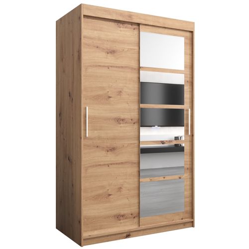 Armoire Roma 1 à Portes Coulissantes 200/120/62 2 Portes (artisan/artisan)