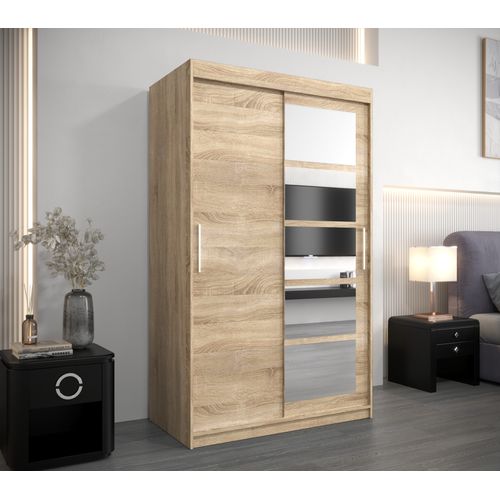 Armoire Roma 1 à Portes Coulissantes 200/120/62 2 Portes (sonoma/sonoma)