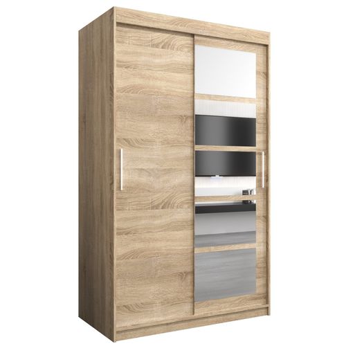 Armoire Roma 1 à Portes Coulissantes 200/120/62 2 Portes (sonoma/sonoma)