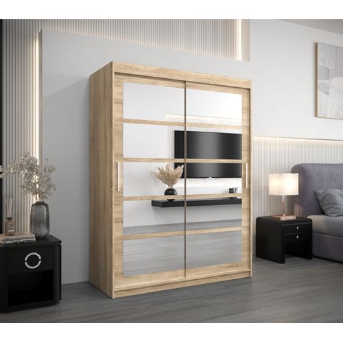 Armoire Roma 2 à Portes Coulissantes 200/150/62 2 Portes (sonoma/sonoma)