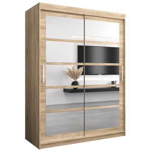 Armoire Roma 2 à Portes Coulissantes 200/150/62 2 Portes (sonoma/sonoma)