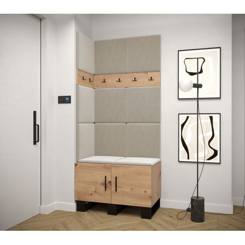 Ensemble De Garde-robe Artin 11 196/84/46 (chêne Artisanal/manila 02)