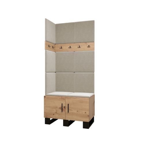 Ensemble De Garde-robe Artin 11 196/84/46 (chêne Artisanal/manila 02)