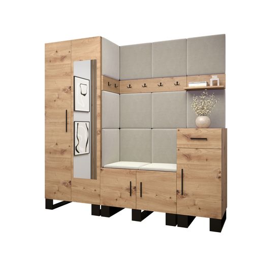 Ensemble De Garde-robe Artin 13 196/200/46 (chêne Artisanal/manila 02)