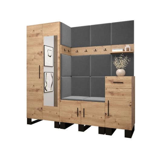 Ensemble De Garde-robe Artin 13 196/200/46 (chêne Artisanal/manila 16)