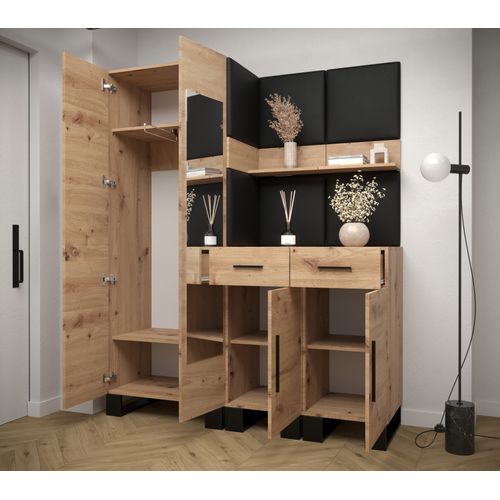 Ensemble De Garde-robe Artin 15 196/158/46 (chêne Artisanal/manila 02)