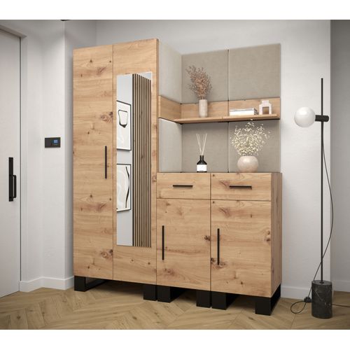 Ensemble De Garde-robe Artin 15 196/158/46 (chêne Artisanal/manila 02)