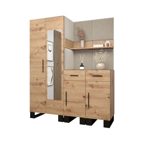 Ensemble De Garde-robe Artin 15 196/158/46 (chêne Artisanal/manila 02)