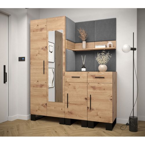 Ensemble De Garde-robe Artin 15 196/158/46 (chêne Artisanal/manila 16)