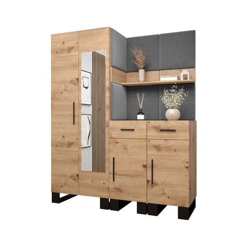 Ensemble De Garde-robe Artin 15 196/158/46 (chêne Artisanal/manila 16)