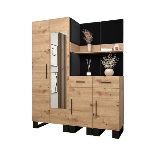 Ensemble De Garde-robe Artin 15 196/158/46 (chêne Artisanal/manila 18)