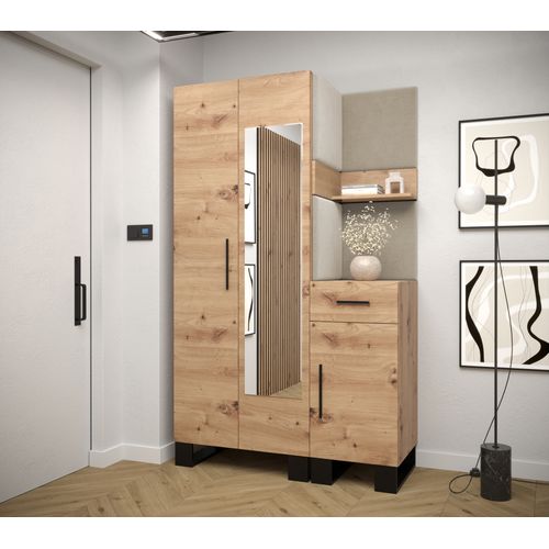 Ensemble De Garde-robe Artin 16 196/116/46 (chêne Artisanal/manila 02)