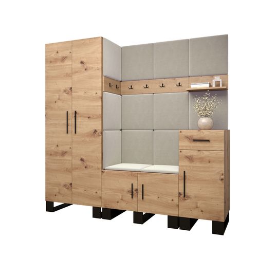 Ensemble De Garde-robe Artin 1 196/200/46 (chêne Artisanal/manila 02)
