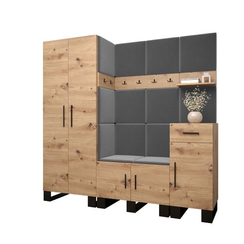 Ensemble De Garde-robe Artin 1 196/200/46 (chêne Artisanal/manila 16)