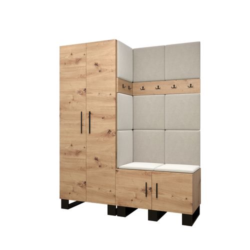 Ensemble De Garde-robe Artin 2 196/158/46 (chêne Artisanal/manila 02)