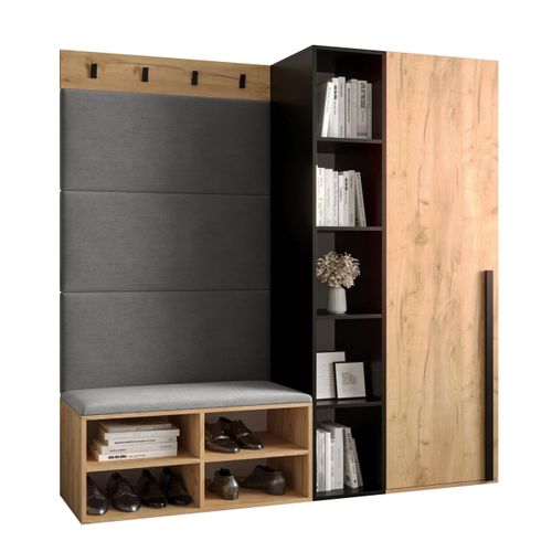 Ensemble De Garde-robe Miro 1 184/164/42 (chêne Artisanal/manila 16)