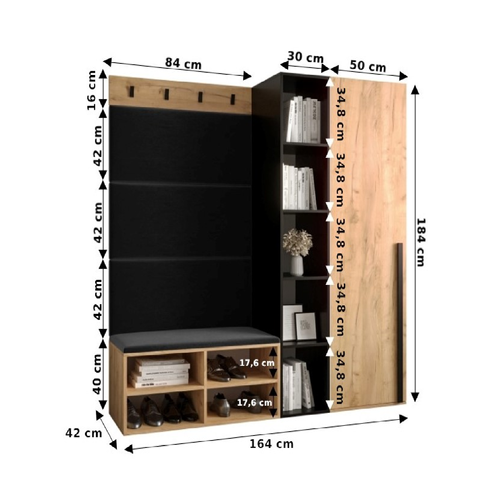 Ensemble De Garde-robe Miro 2 184/84/42 (blanc/manila 16)