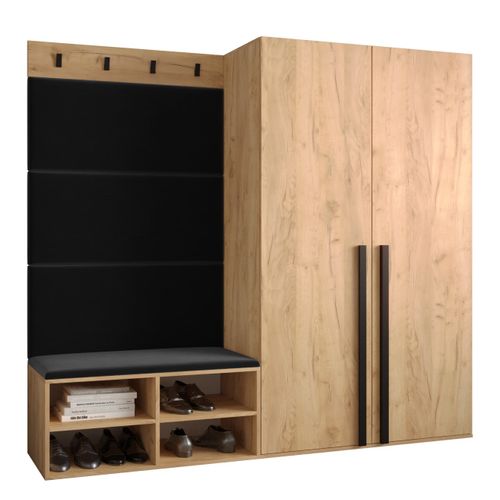 Ensemble De Garde-robe Miro 5 184/184/42 (chêne Artisanal/manila 18)